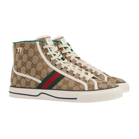 gucci 1977 tennis shoes men's|Gucci tennis 1977 high top.